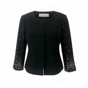 Shirtaporter black single-breasted jacket